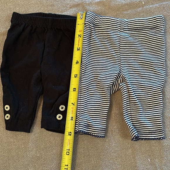 ‼️3 for $15‼️ 🚼 BABY GIRL 5 PIECE NEWBORN KNIT PANTS BUNDLE - Picture 4 of 6